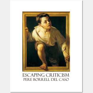 Escaping Criticism by Pere Borrell del Caso (1874) Posters and Art